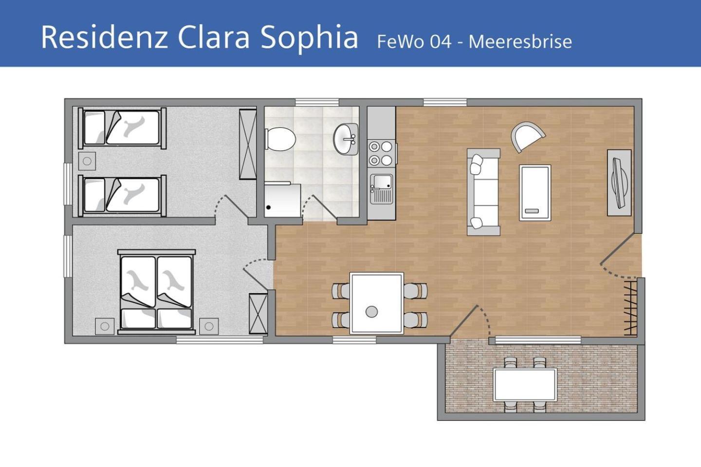 Ferienwohnung Meeresbrise In Der Residenz Clara Sophia Binz Εξωτερικό φωτογραφία